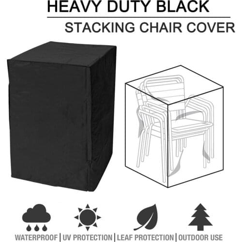 Garden Parkland Patio Chair Covers Furniture Protector Dust Cover Waterproof Outdoor Stacking Chair Cover For Outdoors Balcony