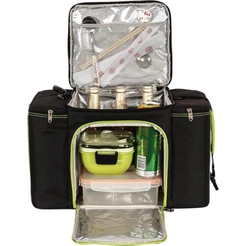 Thermal Insulated Cooler Bags Large Women Men Picnic Lunch Bento Box Trips BBQ Ice Zip Pack Accessories Supplies Products