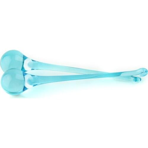 Light Aquamarine Color High Quality 20pcs/Lot 30*150mm Large Crystal Glass Prisms Hanging Drops Pendants Diy Parts