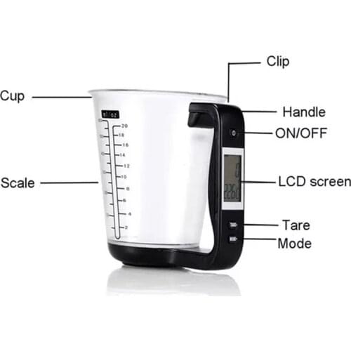 Kitchen Measuring Cup LCD Display Digital Electronic Scale