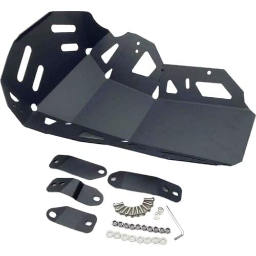 1Set Engine Protection Guard Protection Cover Lower Frame Protector Accessories Parts for Kawasaki 650 KLE650 15-21 Black