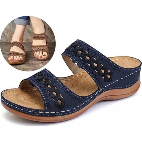 Women Sandals Fashion Wedges Shoes For Women Slippers Summer Shoes With Heels Sandals Flip Flops Women Beach Casual Shoes