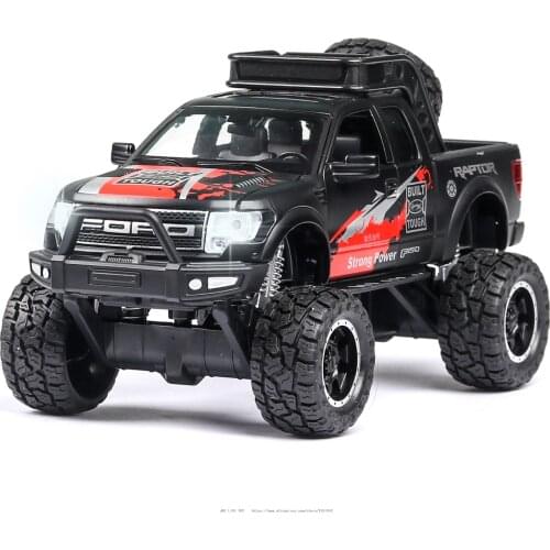 1:32 JiaYe FORD F150 Toy Car Metal Toy Diecasts & Toy Vehicles Car Model Sound Light High Simulation Car Toys For Children