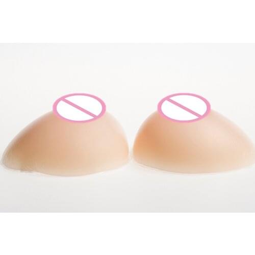 500g/Pair Realistic Silicone Boobs Fake Breast Crossdressers Artificial Breast Form