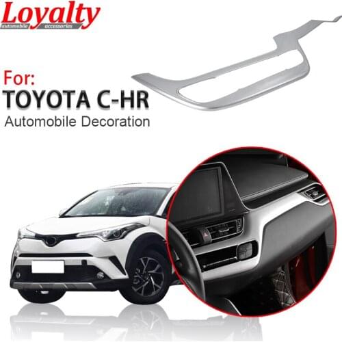 Loyalty for Toyota C-HR CHR 2017 2018 2019 ABS Matte Center Control Switch Panel Decoration Cover Trim Car Styling Accessories