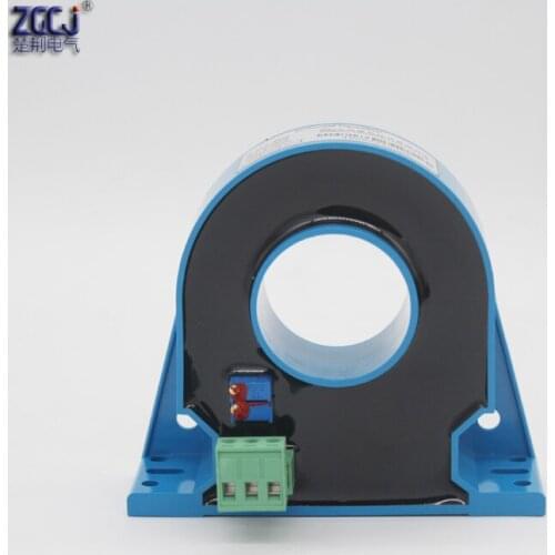 CJ-ACI perforation AC 0-300A Current Transmitter 4-20mA,0-20mA ,0-5V ,0-10V output 0-300A Perforated ac ampere signal transducer