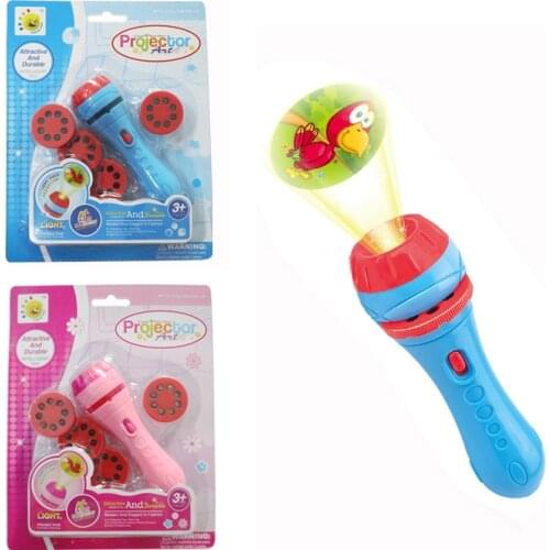 Kids Muilt-Pattern Projector Toys Torch Projector Flashlight Baby Bedtime Educational Toys For Children Sleep Stories Toys