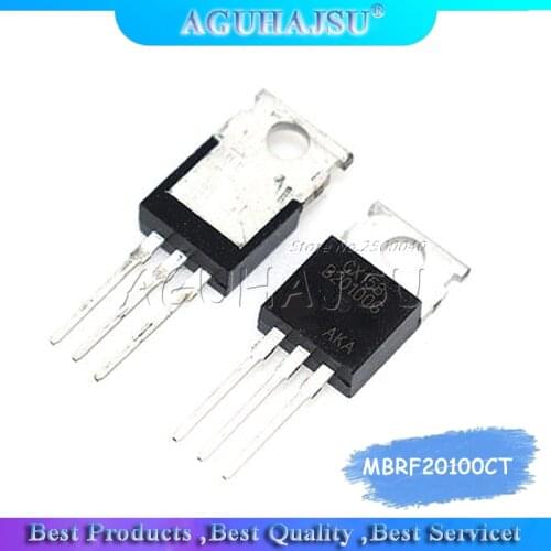 10PCS TO-220F MBRF20100CT SCHOTTKY DIODE MBR20100CT 20100CT