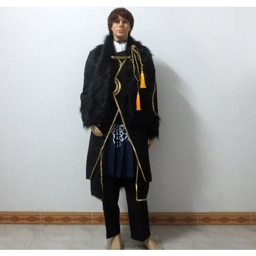 Fate Apocrypha Lancer of Black Vlad III Multicolor Christmas Party Halloween Uniform Outfit Cosplay Costume Customize Any Size