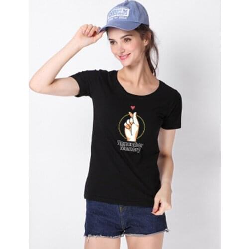 Hot 2019 Short-Sleeved T-Shirt Women Spring And Summer New Models Slim O-Neck Students Style Half-Sleeved Wild T-Shirt Female