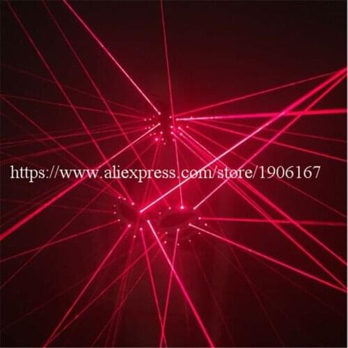 Fashion Red Laser Women Bra Laserman Mask Laser Suits Stage Costumes For Singer Dancer For Nightclub Performers