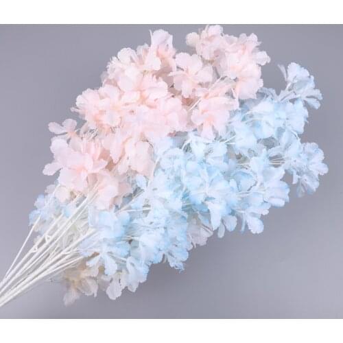 Floating Snow Cherry Blossom Artificial Flowers Wedding Flowers Wedding Ceiling Decoration Fake Flowers Cherry Branches