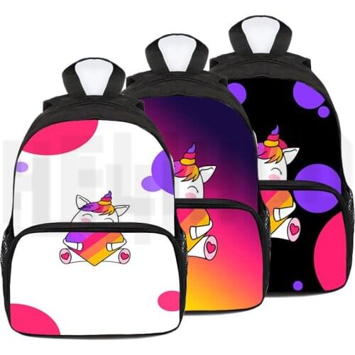 "LIKEE 1 (Like Video)" Backpack Women 3D Printed Likee Bag Zipper School Bookbag Russia Type Women Back Pack Girls Travel Bag