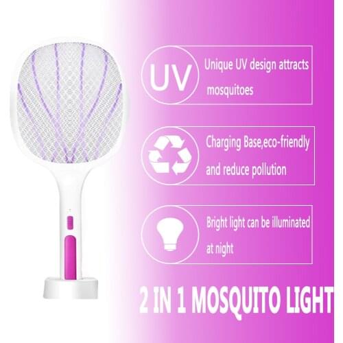 High-Tech 6/10 LED Trap Mosquito Killer Lamp 3000V Electric Bug Zapper USB Rechargeable Summer Fly Swatter Trap Flies Insect