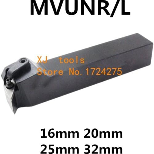 1PCS MVUNR1616H16 MVUNR2020K16 MVUNR2525M16 MVUNR3232P16 MVUNL1616H16 MVUNL CNC Lathe Cutting Tools External Turning Tool Holder