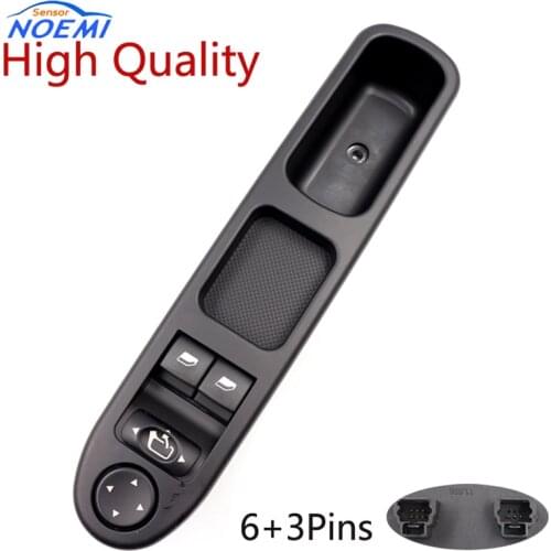 YAOPEI 96351622XT Car NEARSIDE DRIVER FRONT ELECTRIC WINDOW SWITCH FIT PEUGEOT 307 2000-2005