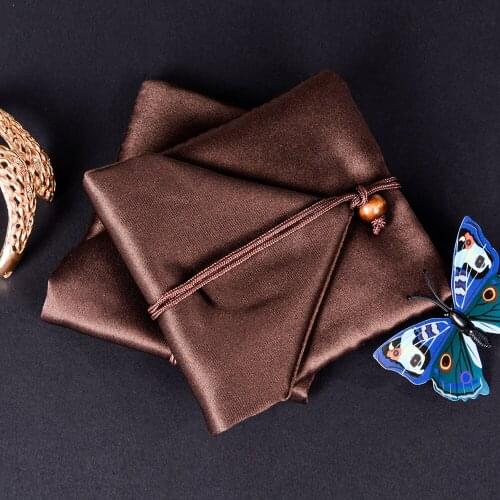 1PCs 4*3.5 inch Silk Bags Retro Jewelry Packaging Bag Wedding Decoration Favor Pouches & Gift Bags DIY Craft Jewelry Bags 2021