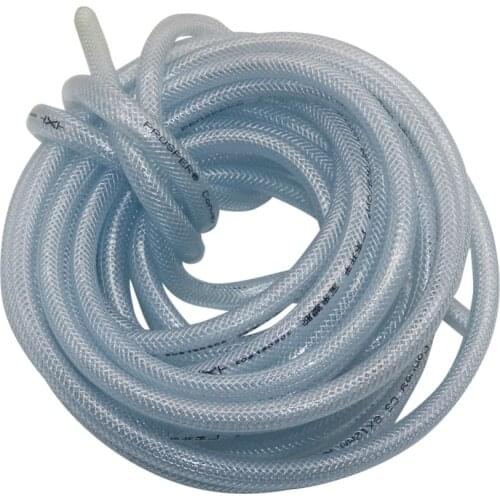 10m/20m PVC 8/12mm Braided Reinforced Hose Gardend Irrigation Flexible Fiber Water Supply Pipe Environmental Protection Pipe