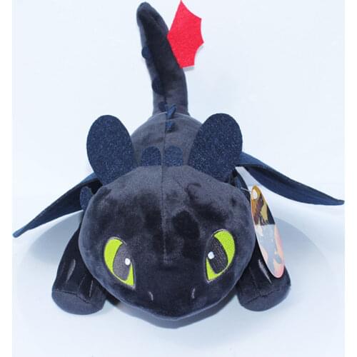 25/35/45/55cm Cute Toothless Plush Toy Anime How To Train Your Dragon Night Fury Plush Toothless Stuffed Doll Toy for Kids Gift