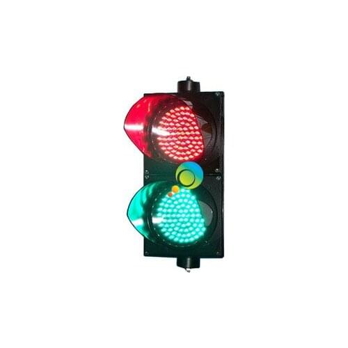 AC85-265V vertical installation CE RoHS approved PC shell 200mm red and green LED traffic signal light