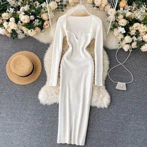 AINICEXIN Fashionable Knitted Dresses