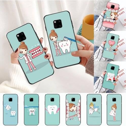Teeth Dentist Tooth LoveClear Phone Case For Huawei Mate 9 10 20 Pro lite 20x nova 3e P10 plus P20 Pro Honor10 lite