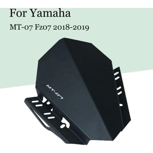 For Yamaha MT-07 Fz07 18-19 Front Windshield Motorcycle CNC Guide Spoiler Cover Motorcycle Fairing Accessories Wind Deflectors