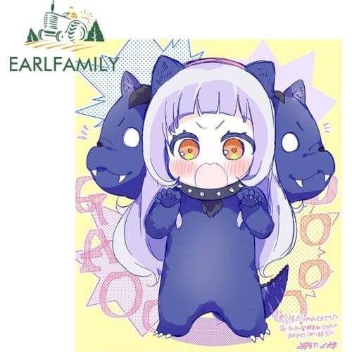 EARLFAMILY 13cm x 12.3cm for Laurie The Beast Waterproof Decal Motorcycle Scratch-proof Window Camper Anime Vehicle Car Stickers