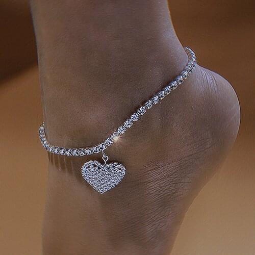 Glam Stone Bracelets On The Leg