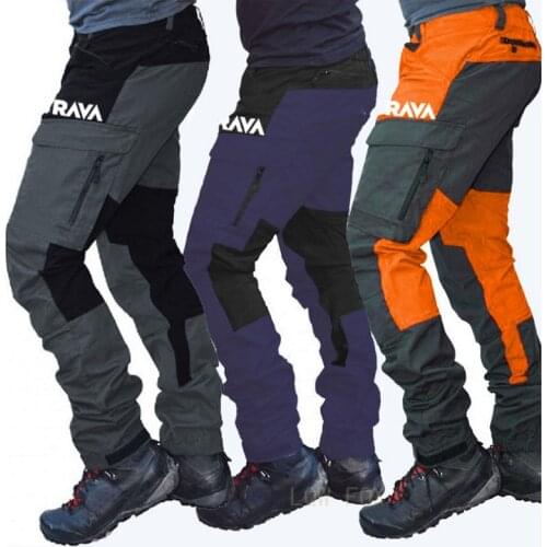 2021 Partwork Bike Cycling Pants Men Sport Breathable Quick Dry Trousers Multi-pocket MTB Bicycle Riding Sweatpants Motocross