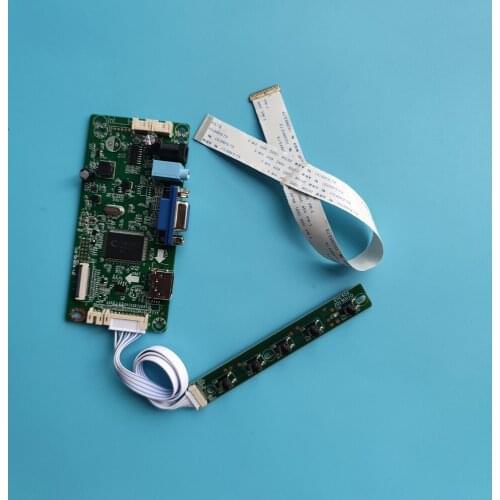 For B156HAN02.3 30Pin LCD EDP DIY SCREEN display KIT VGA Controller board monitor 1920X1080 DRIVER 15.6"