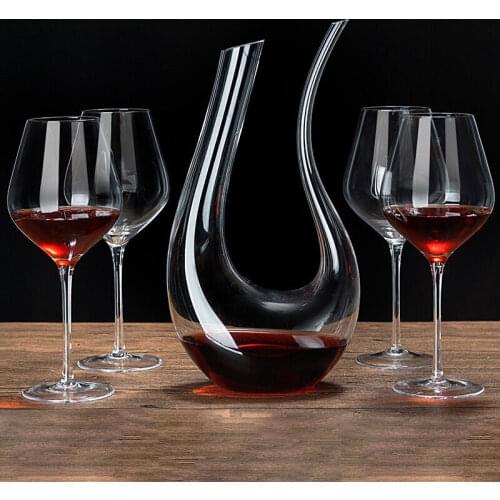 Creative wine separator crystal wine brandy champagne glass decanter bottle home bar large bottle handmade