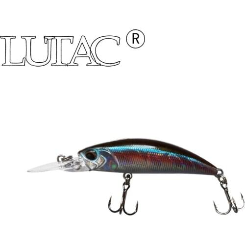LUTAC Hard fishing lures minnow 2020 fishing lure 50mm 3.4g fishing tackle Deep minnow lure