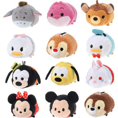 Disney Mickey Mouse Donald Duck Cute plush kawaii keychain character soft plush pendant toy exquisite gift for children
