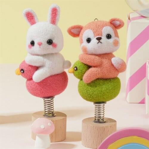 Baize Poke Poke Fun Handmade Diy Material Package To Kill Time Cute Plush Dolls Homemade Doll