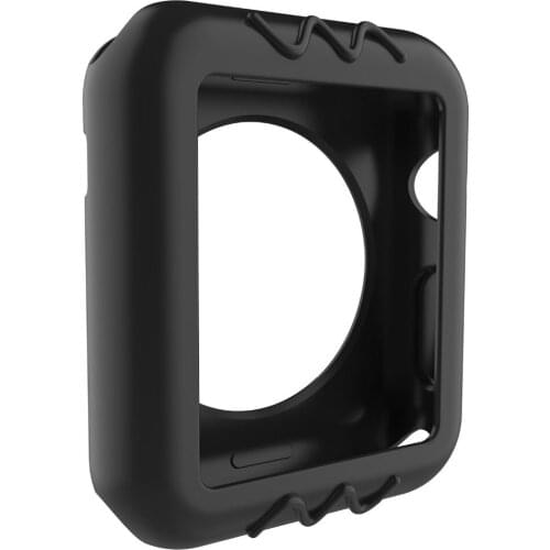 50pcs/Lot Soft Silicone Protectors Case Cover Shell Pouch Sleeve for Apple Watch Series 1 & 2 38mm 42mm Accessories 10 Colors