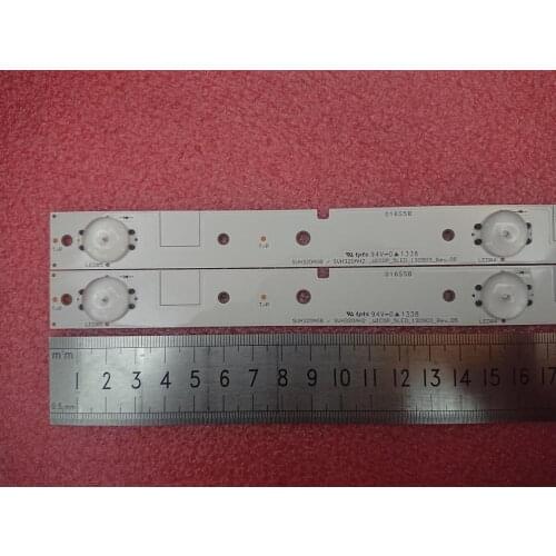 New Kit 2 PCS 5LED 595mm LED backlight strip for LED32EC260JD LED32K20JD SVH320AG8 SVH320AH2_WICOP_5LED