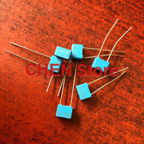 10PCS/20PCS Original Vishay ERO KP1830 560pF/100V P5MM blue Polypropylene film capacitor 561/100v Hi-Fi Audio N56 100v 561