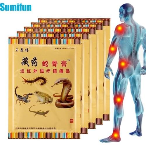 32pcs Scorpion Pain Patch Pain Relief Plaster Treatment Rheumatoid Arthritis for Body Back Neck Muscle Joint Knee Ache Massage