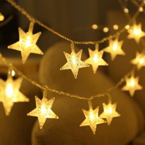 10/20/30M Christmas Tree Star Led String Fairy Light Xmas Party Home Wedding Garden Garland Christmas Led Lights Decoration