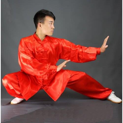 USHINE HX11 white black yellow Tai Chi performance clothing long sleeve KungFu uniform Wushu TaiChi uniform children man woman