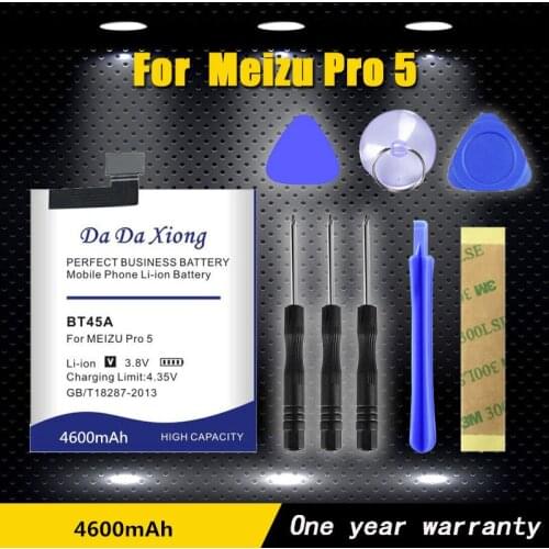 High quality 4600mAh BT45A Battery for Meizu Pro 5 battery battery