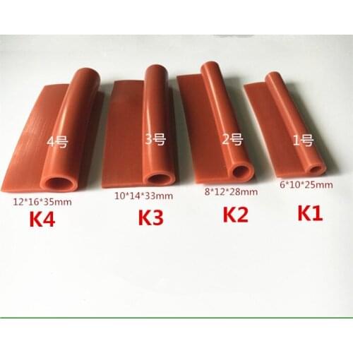 1 meters P type high temperature oven door window silicone rubber sealing strip weatherstrip weatherstrip oven parts