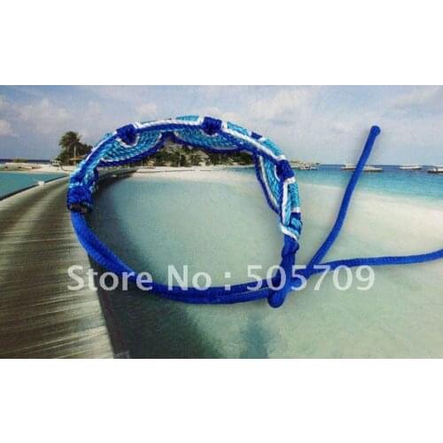 12PCS SKY Blue/Blue/white Friendship bracelets #20894