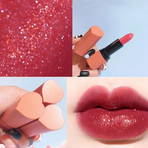 3.5g Matte Velvet Love Lipstick NOT Easy To Fade Shimmer Shiny Waterproof SweatProof Lip Stick Long Lasting Makeup