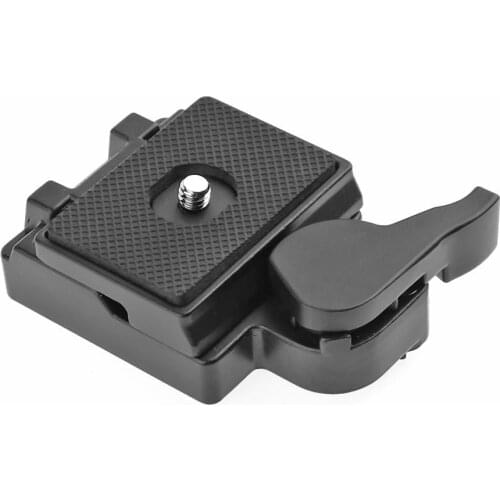 323 Quick Release Plate 496RC 498RC2 804RC2 Pan Tilt Clamp Adapter for Manfrotto 200PL-14 Camera Tripod