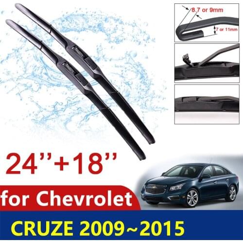 Car Wiper Blades for Chevrolet Cruze 2009 2010 2011 2012 2013 2014 2015 Front Window Windscreen Windshield Brush Car Accessories