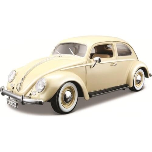 Bburago 1:18 Scale 1955 Volkswagen Kafer-Beetle Alloy Luxury Vehicle Diecast Cars Model Toy Collection Gift