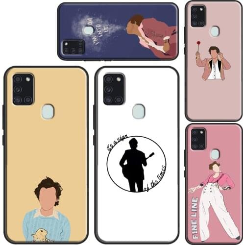 Fine Line Art Phone Case For Samsung A52 A72 A32 A12 A31 A51 A71 A20e A21S A02 A10 A20 A30 A40 A50 A70