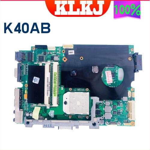 KLKJ Laptop Motherboard For ASUS K50AB K40AB K50AD K40AD K50AF K40AF 100% Test Original Mainboard With Free CPU(CPU randomly)